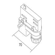 Ivela universaladapter 220-240 V, sort