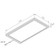 Sky LED-underskabsbelysning, 3 stk., 3.000 K, sort