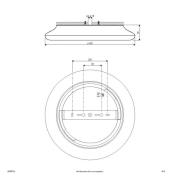 EVN Catino LED-loftslampe, CCT, 40 cm