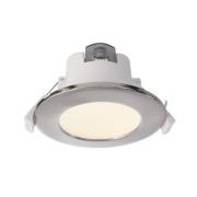 Acrux 68 LED-indbygningslampe, hvid, Ø 9,5 cm