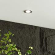 Arcchio Elmon LED-indbygningslampe, IP65, krom