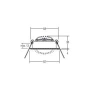 BRUMBERG BB03 indbyg. RC driver rund blank hvid