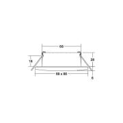 BRUMBERG Chooose LED-downlight kantet hvid