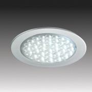 R 68-LED indbygningslampe i rustfrit stål