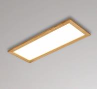 Quitani Aurinor LED-panel, naturligt egetræ, 86 cm