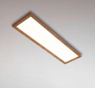 Quitani Aurinor LED-panel, valnød, 125 cm