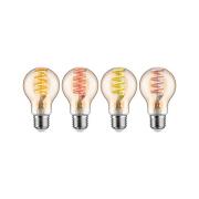 Paulmann LED-pære ZigBee E27 6,3W RGBW dim guld