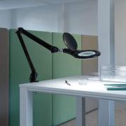 LED-klemmelampe til forstørrelse MAULmakro, sort