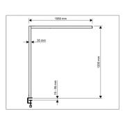 LED-bordlampe MAULsirius, hvid, klemmefod