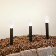 Lindby Smart LED-sokkellampe Elvor, CCT, RGB, Tuya, 3 enheder