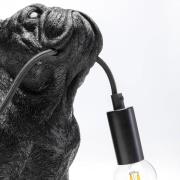 KARE bordlampe Toto, sort, kunstharpiks, hundefigur