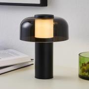 LED-bordlampe Ponente, Ø 16 cm, sort, CCT, dæmpbar