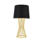 HML-9073-1BSA bordlampe i guld og sort