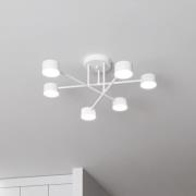 Modus 6 loftlampe, stål, 6 lyskilder, GX53, hvid