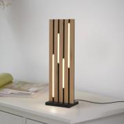 Paul Neuhaus LED-bordlampe Q-Acoustic træ højde 60 cm