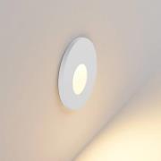 Molto Luce LED indbygningslampe Wall 68R RD hvid, aluminium, CCT