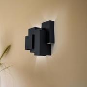 Væglampe Væg, sort, 5 x G9, stål