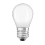 OSRAM LED-pære dråbe E27 1,2W mat 2.700K 255lm