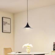 Lindby hængelampe Jarl, sort, metal, Ø 35 cm, G9