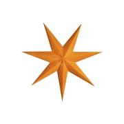 Sterntaler papirstjerne i fløjl, Ø 75 cm orange