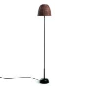 Bover LED-gulvlampe Atticus 114, grafitbrun/brun, stik