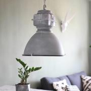 Mexlite Densi hængelampe, grå, Ø 47 cm, metal