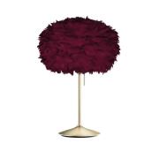 UMAGE Eos mini bordlampe rød/messing stilladseret