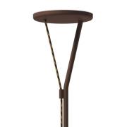 Fabbian LED-gulvlampe Rio, corten, dæmpbar, 3.000K, metal