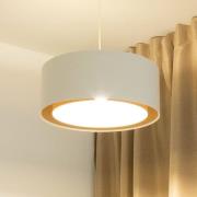 Boho hængelampe, creme/beige, Ø 50 cm, højde 20 cm, jute