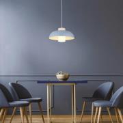 Lowe pendellampe, blå mat, Ø 38 cm, metal