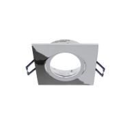 Samsola indbygget loftslampe, skinnende sølv, 9 x 9 cm, metal