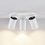 CAN TILT loftspot, hvid, Ø 23 cm, 3 lyskilder, metal, GU10