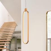 Colette LED-hængelampe, rosaguld, 1 lyskilde