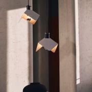 Stilnovo hængelampe Triedo, hvid, længde 29 cm, metal