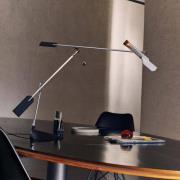 Stilnovo LED-bordlampe Halley, udspring 100 cm, grå