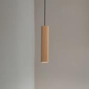 Carbon pendellampe, guldfarvet, Ø 6 cm, aluminium