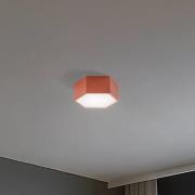 LED-loftlampe Libre, terrakottafarvet, stål, 3.000 K