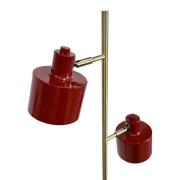 Dyberg Larsen Gulvlampe Ocean, mørkerød, 160 cm, 2 lyskilder.