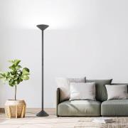 LED-gulvlampe Tratto, antracit, metal, CCT, dæmpbar