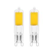 Arcchio LED-stiftsokkelpære, G9, 2,2W, 2700K, sæt med 2 stk