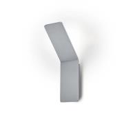 Ava LED-væglampe, mat nikkel, aluminium, 1-lys