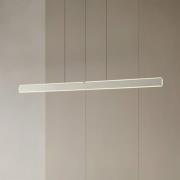 Lucande LED-hængelampe Arvon, aluminiumsfarvet, 117 cm, dæmpbar, CCT