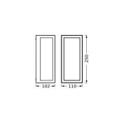 OSRAM udendørs væglampe ENDURA CLASSIC RADO, mørkegrå, IP65