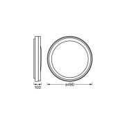 OSRAM SMART+ WiFi loftlampe ORBIS ZEST sort 50 cm RGBCCT