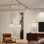 Paulmann URail lampeskærm Verona 2Easy, grå, 25 x 13 cm