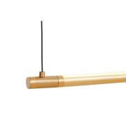 LOOM DESIGN LED-pendellampe Straw 200, guld, aluminium