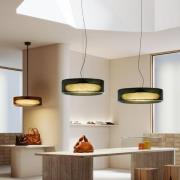 MARSET LED-hængelampe Ringo, Ø 70 cm, mørk røggrå