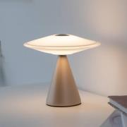 Paul Neuhaus LED-bordlampe Elipsa, hvid/bronze, dæmpbar