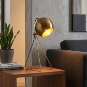 Bordlampe Mixed, messing, metal, højde 45 cm, E14