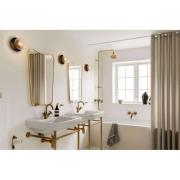 Nuura væglampe Liila 1 IP44 Ø 16 cm, sort/klar